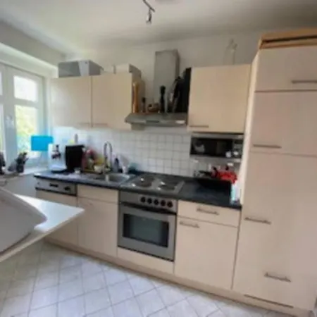 아파트 Ruhige Wohnung Mit Doppel King Size Bett U. Balkon *